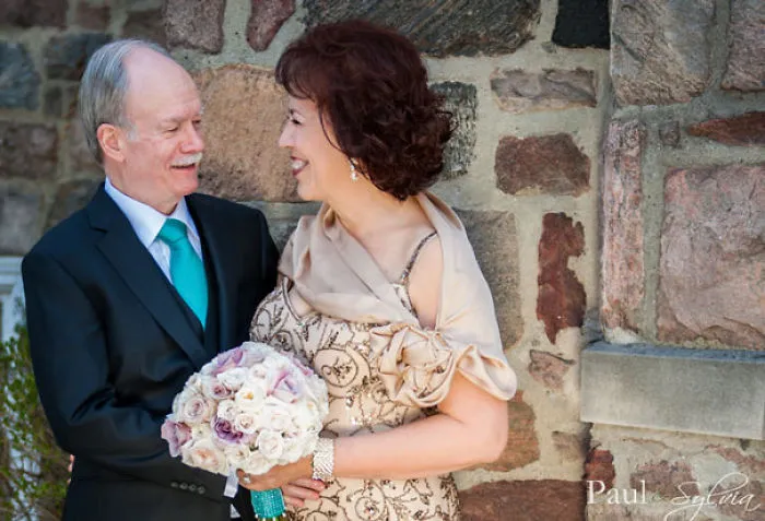 Elderly Couple Getting Married