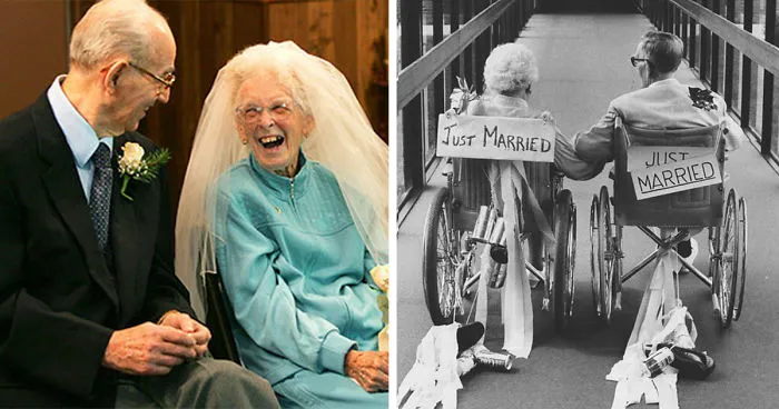 28 Elderly Couple Wedding Photos Proving You're Never Too Late To Find The One