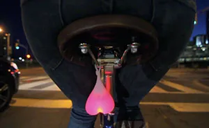 We Created Testicle-Shaped Bike Lights To Keep Cyclists Safe At Night