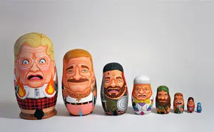 Robin Williams Nesting Dolls Inspired By His Most Memorable Characters