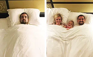 Sad Vacation Guy Wins Second Vacation, Takes His Wife And Baby, Has Much Better Time