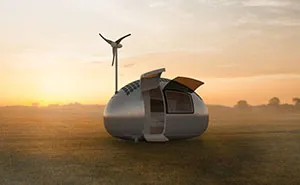Tiny Wind & Solar Powered Home Lets You Live Off The Grid Anywhere In The World