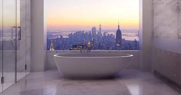 What It's Like To Live In A $95-Million Penthouse 1,396 Feet Above New York City