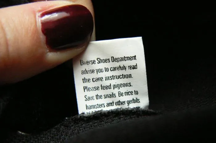 50 Of The Funniest Clothing Tags Ever