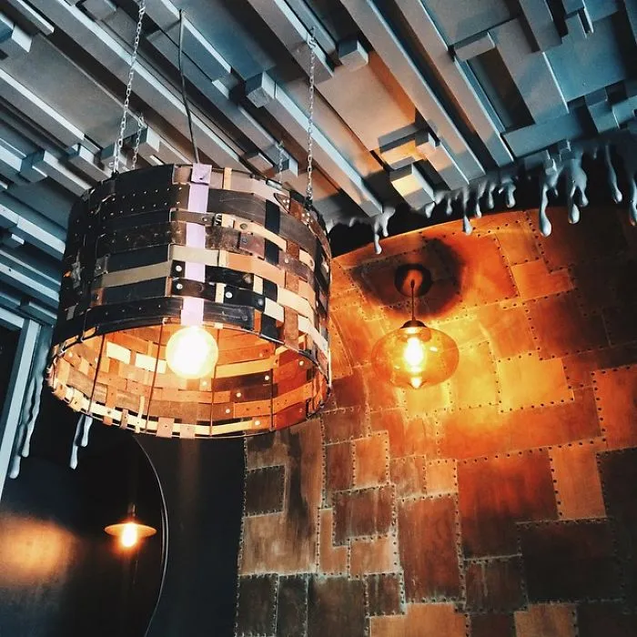 Diy Lamps From Leather And Copper