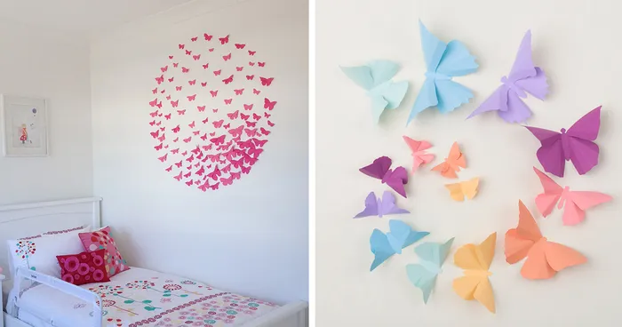 I Make 3D Paper Wall Decorations To Fix Boring, Flat Walls