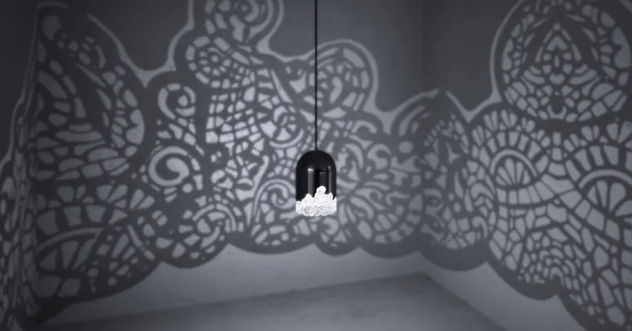 This 3D-Printed Lamp Will Cover Your Room In Elegant Lace Patterns