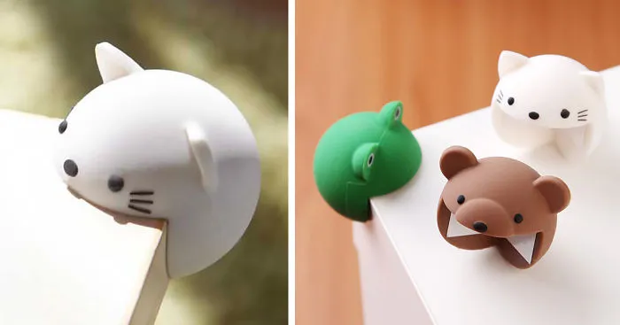 Protect Your Table Corners And Yourself With Adorable Corner-Eating Animals