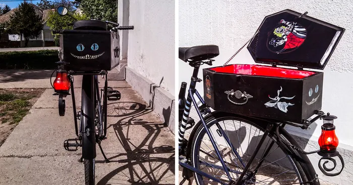 Our DIY Tim Burton Tandem Bicycle Inspired By His Movies