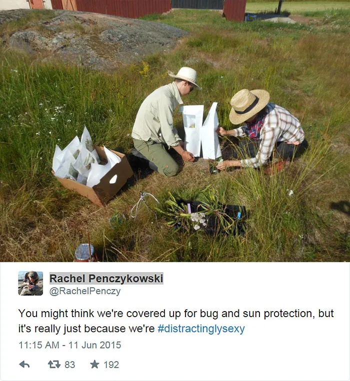 You Might Think We're Covered Up For Bug And Sun Protection, But It's Really Just Because We're #distractinglysexy