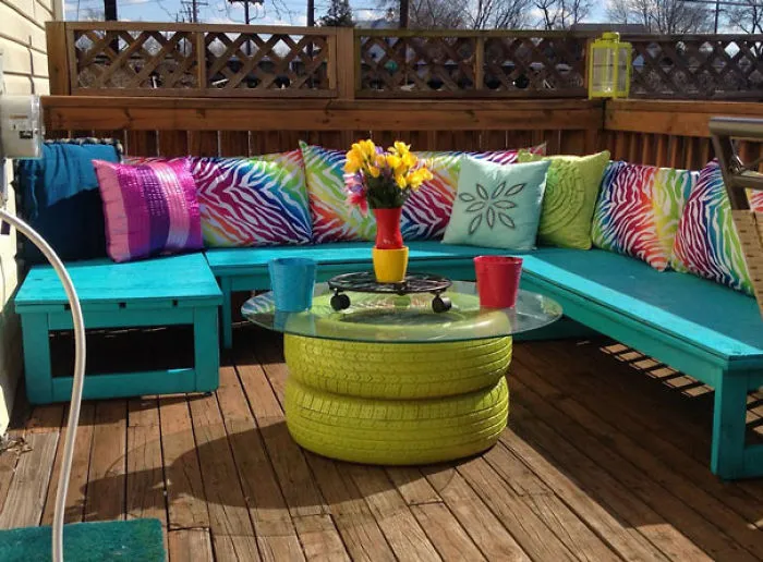 Garden Tire Table