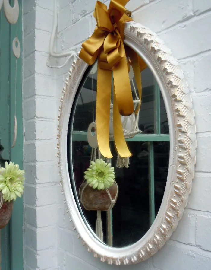 Tire Mirror Frame