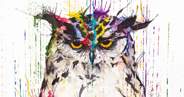 Quiet Animals In Loud Watercolors