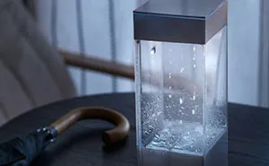 This Box Shows Tomorrow's Weather On Your Table With REAL Rain And Clouds