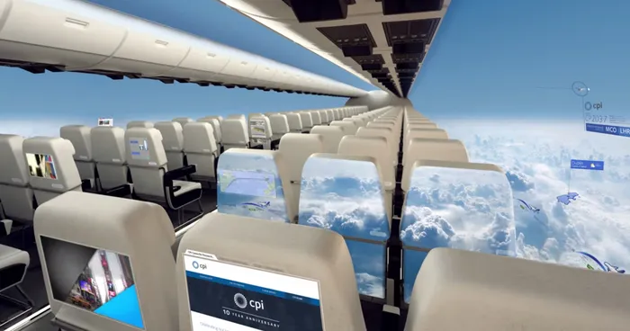 In 10 Years, Windowless Planes Will Give Passengers A Panoramic View Of The Sky