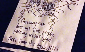 42 Of The Best Windshield Notes Left For Terrible Drivers