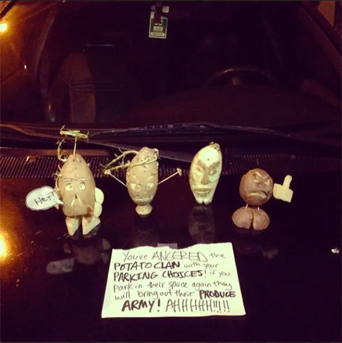 That'll Teach Me To Park In My Neighbor's Parking Spot