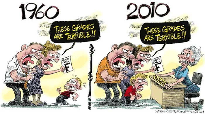 Teachers In 1960 And 2010