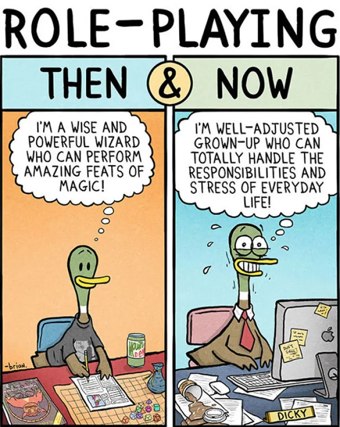 Role-playing Then And Now