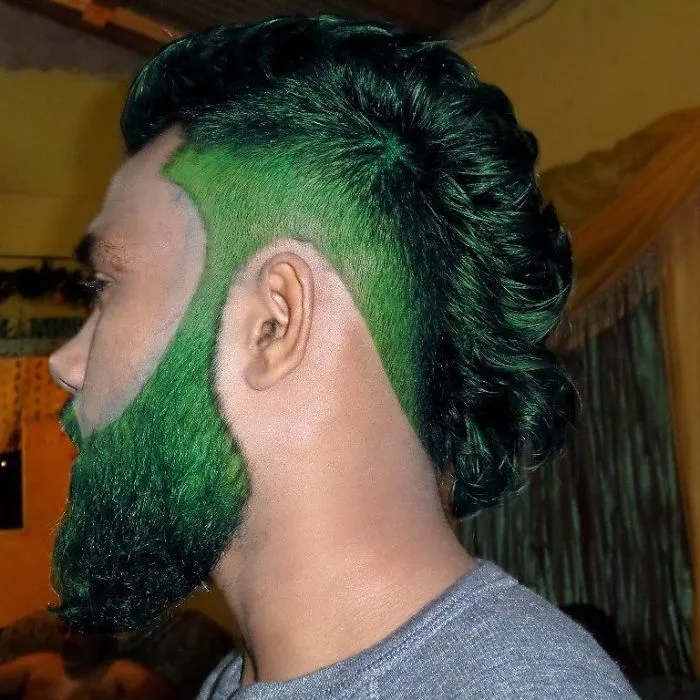 Merman Trend: Men Are Dyeing Their Hair With Incredibly Vivid Colors