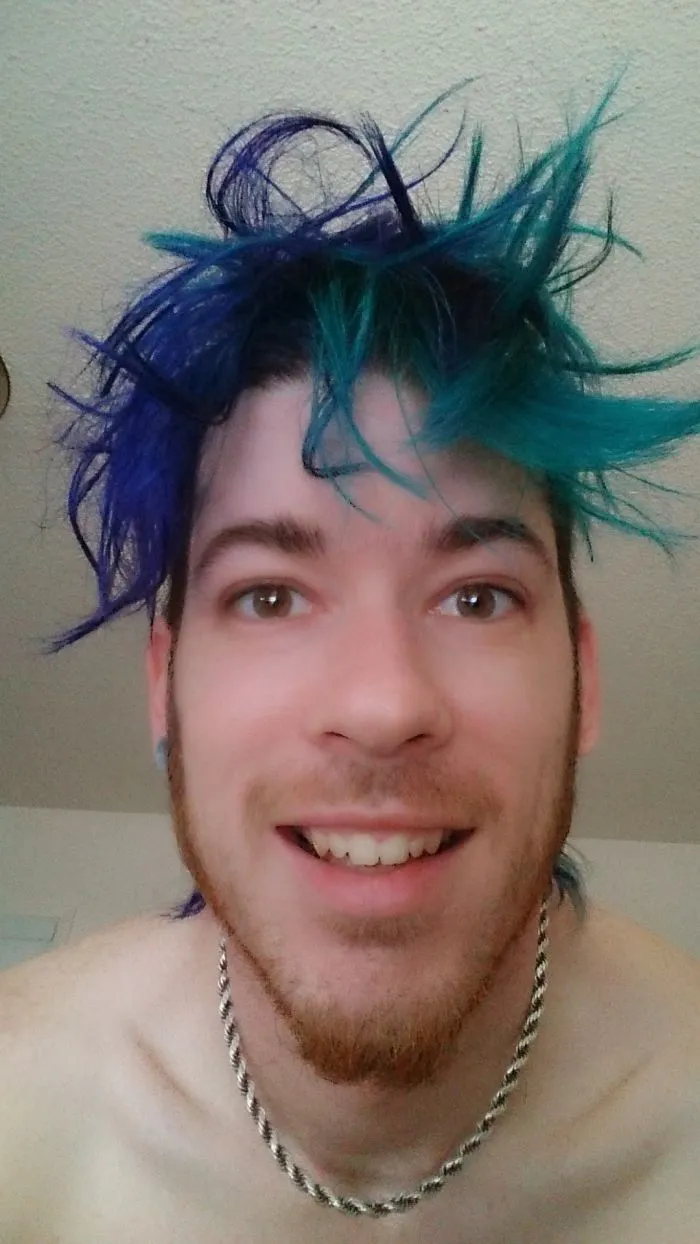 Merman Trend: Men Are Dyeing Their Hair With Incredibly Vivid Colors