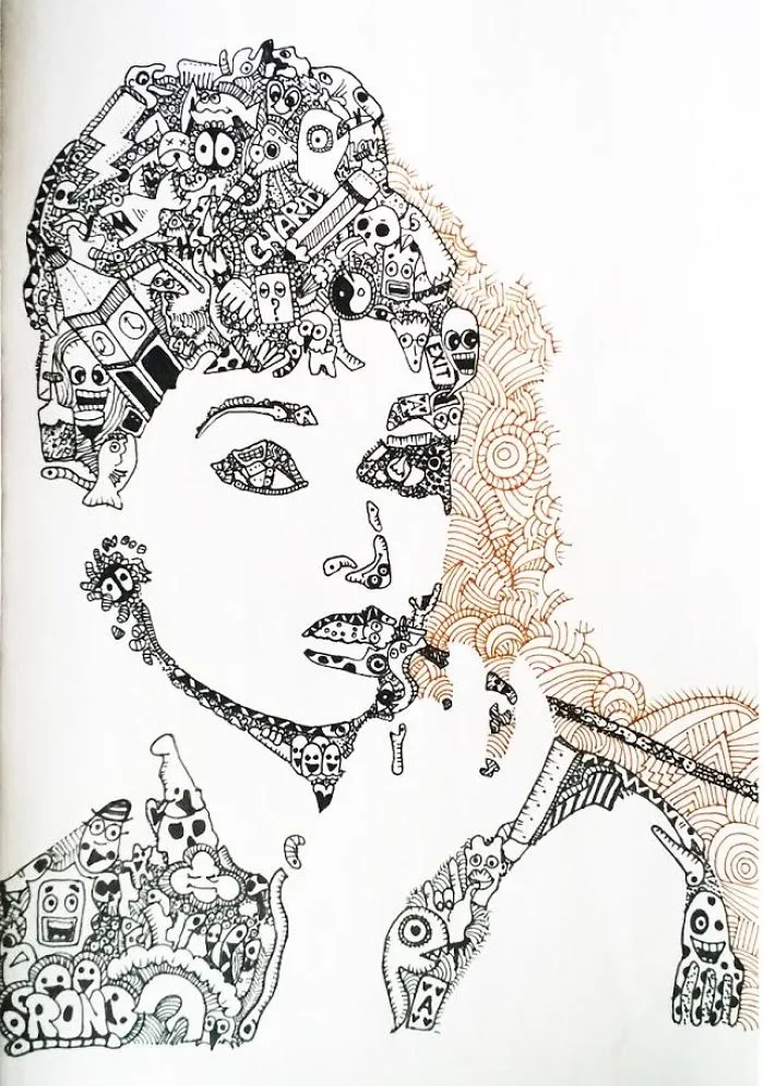 Creating  People Out Of Smaller Doodles