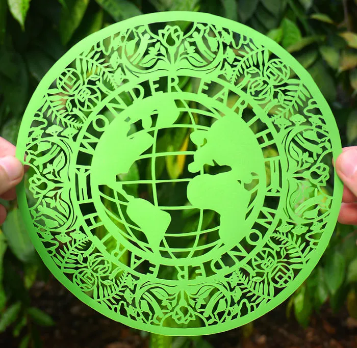 Wonder Earth Hand-cut Paper Art