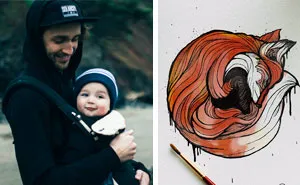 Every Day, I Draw One Animal Letter A Day To Teach My Son The Alphabet