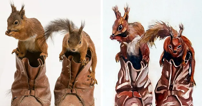 A Professional Painter And I Combined Our Works Into One Exhibition