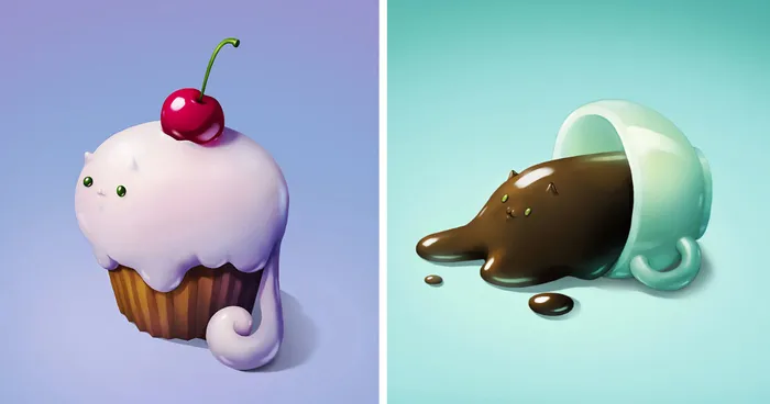 Art Snacks: Illustrations Of Delicious Foods Reimagined As Adorable Animals