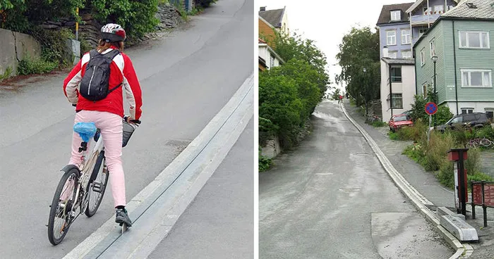 Norway Has World's First Bike Escalator