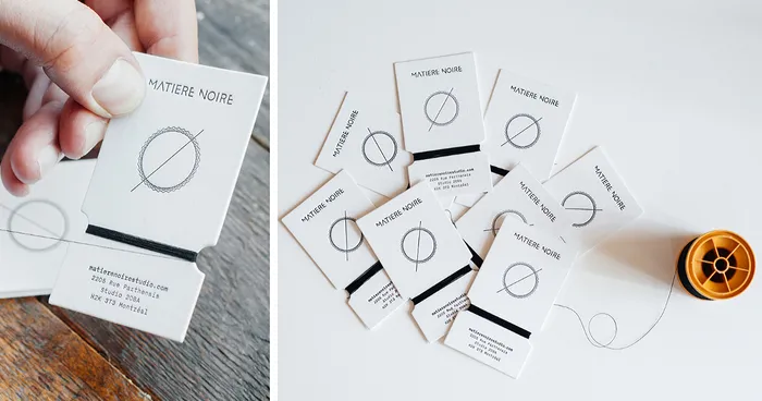 Brilliant Business Card Design For A Fashion Brand