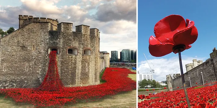 888,246 Poppies Pour Like Blood From The Tower Of London To Remember The Fallen Soldiers Of WWI