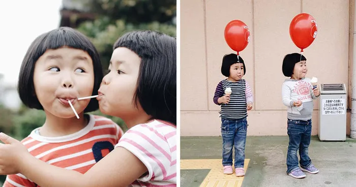 Dad Photographs His Inseparable Twin Daughters Having Twice The Fun