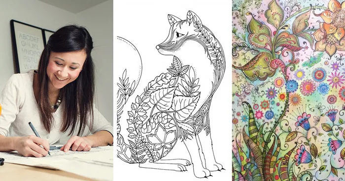 Artist Creates Adult Coloring Books And Sells More Than A Million Copies