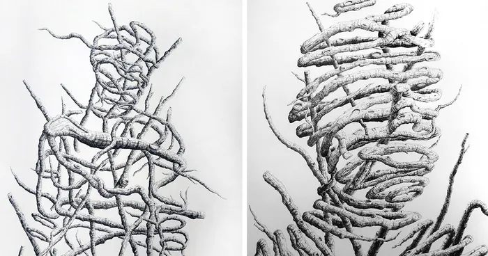 Lignified: I Push The Boundaries Of Stick Men In Charcoal And Pen