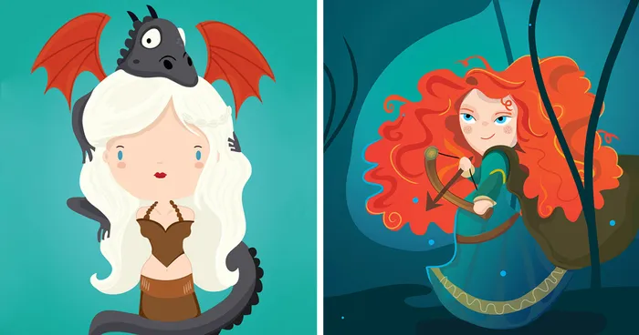 I Draw Cute Versions Of Famous TV And Movie Characters