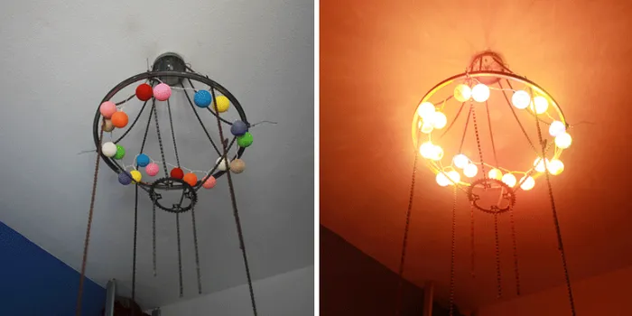 DIY Chandelier From My Old Bicycles' Parts