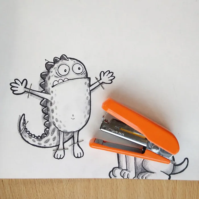 Drogo, Don’t Mess With The Stapler