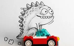 Our Pet Dragon Loves Playing With Everyday Objects