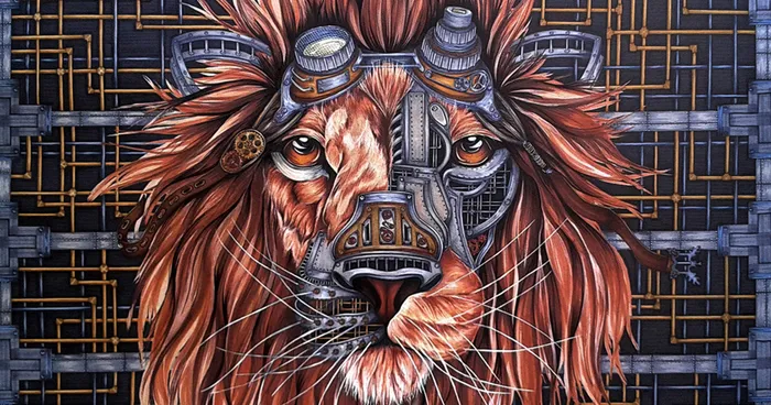 My Drawings And Paintings Of Lions