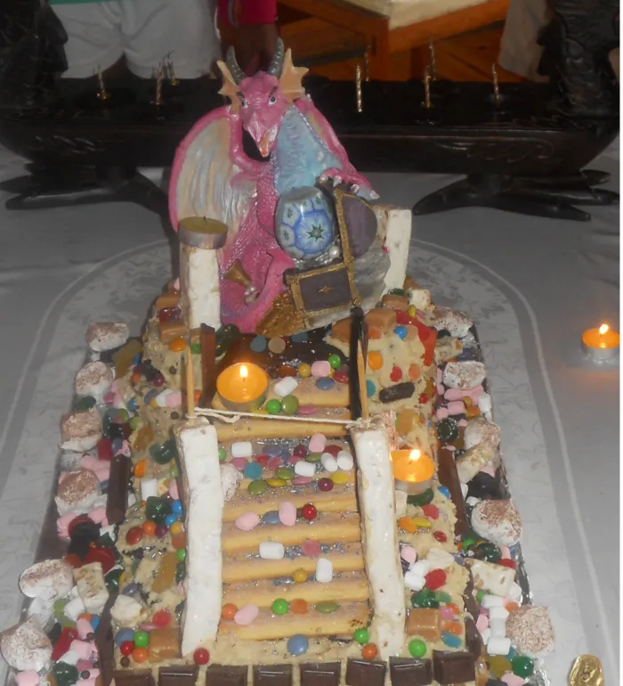 Dragon Hoard Birthday Cake