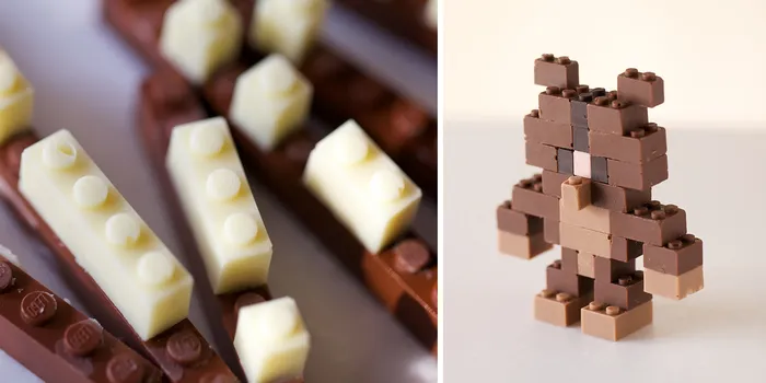 Edible And Functional Chocolate LEGO Bricks By Akihiro Mizuuchi