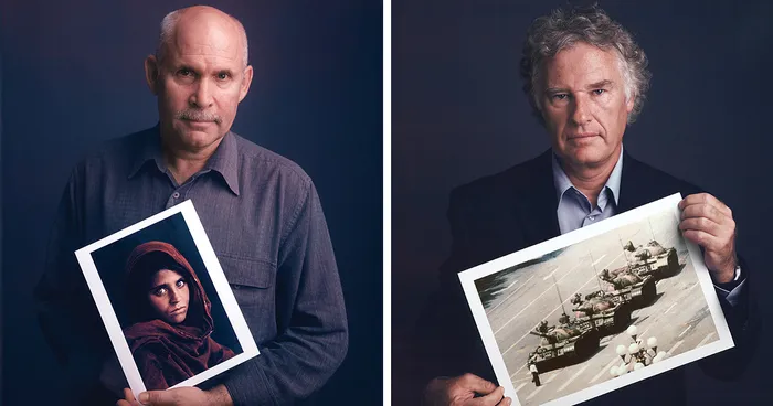 Famous Photographers Pose Behind Their Iconic Images