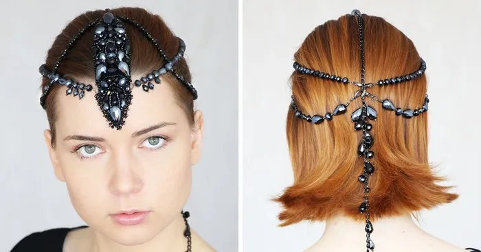 I Make Head Pieces Out Of Many Beads