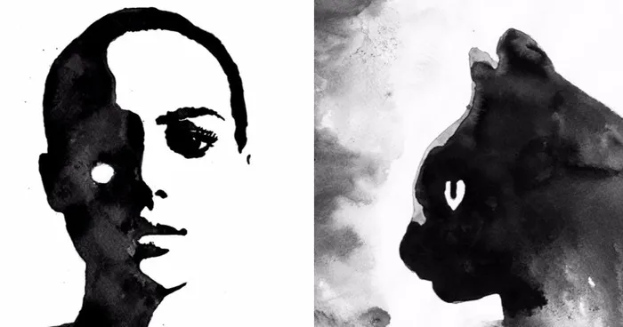 I Paint Portraits Of People And Animals In Ink
