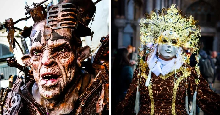 My Portraits Of Mysterious Characters From The Venice Carnival