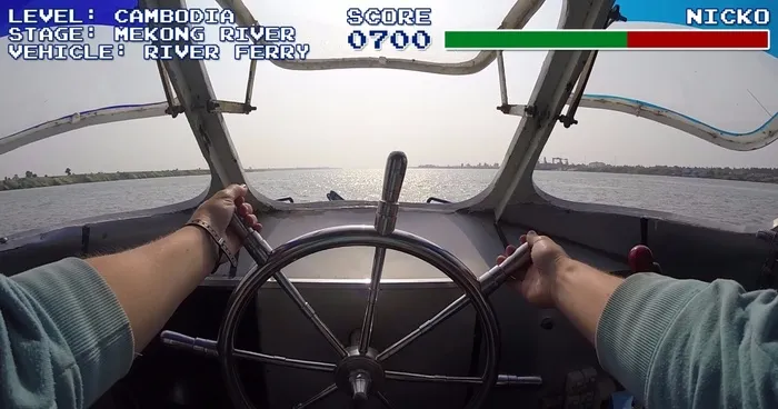 We Turned Our Travel Footage Into A Retro Video Game
