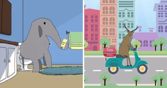 The Lost Homes: Kabeera Makes Illustrations Sending A Sad Message About Deforestation