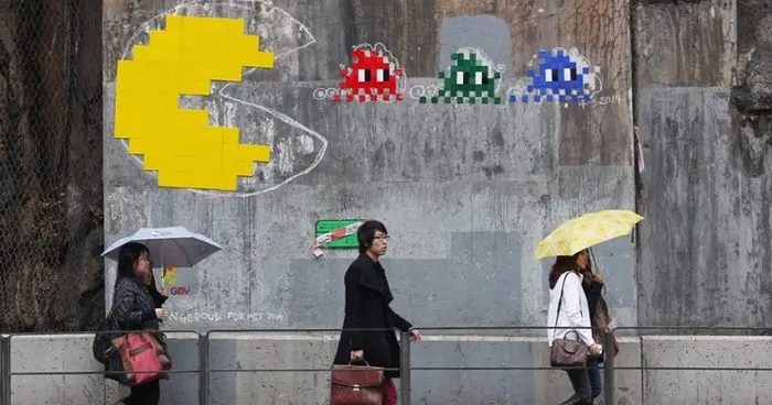 Space Invaders: Street Art In Hong Kong